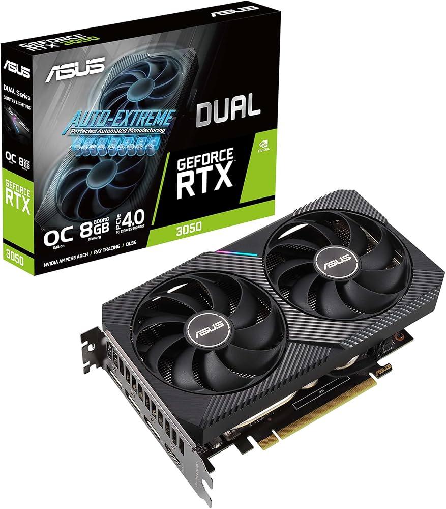 ASUS Dual NVIDIA GeForce RTX 3050 OC Edition Gaming