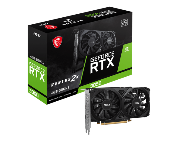 MSI Gaming GeForce RTX 3050 8GB GDRR6